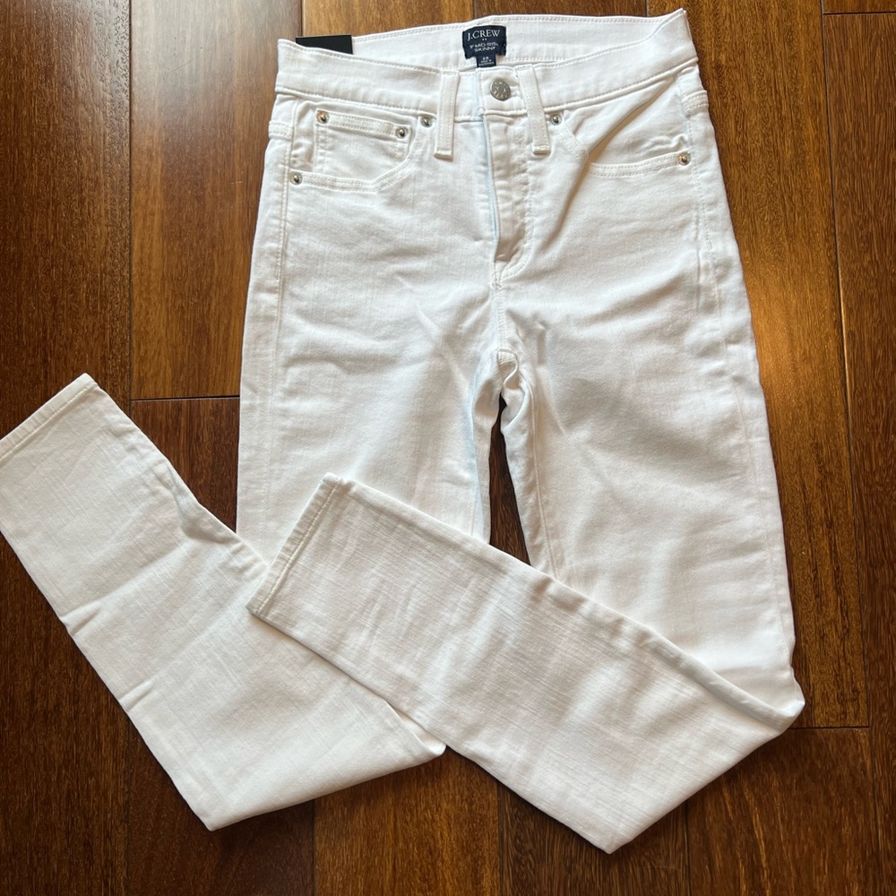 NWT J.Crew White Skinny Jeans - Picture 2 of 4